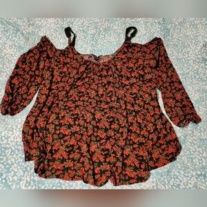 Torrid Floral Blouse